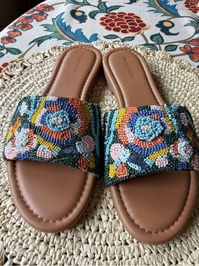 Beaded sandals